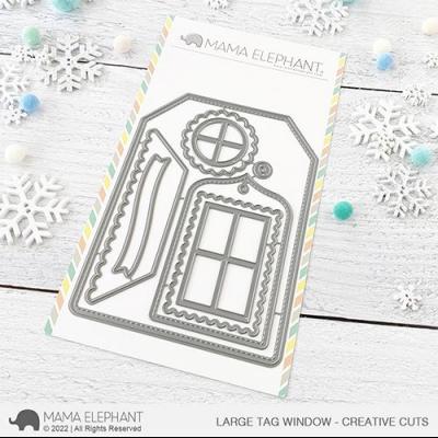 Mama Elephant Creative Cuts - Large Tag Window